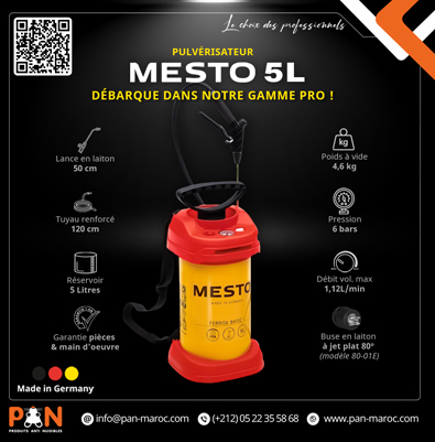 MESTO 5L : Le dernier-né de notre gamme de pulvérisateurs industriels