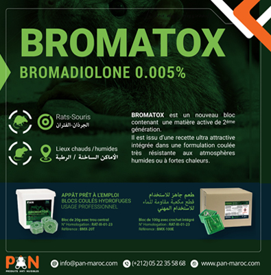 BROMATOX BLOC, spécial milieux chauds / humides