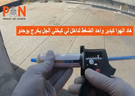 Pistolet GELGUN - Insertion et application ADVION GEL avec plusieurs aiguilles